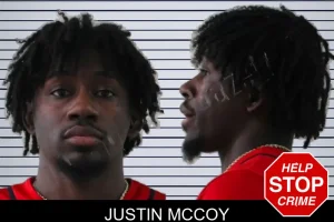 Justin McCoy mugshot