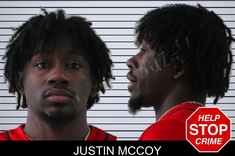 Justin McCoy mugshot