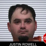 Justin Rowell mugshot