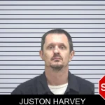 Juston Harvey mugshot