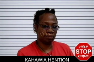 Kahawia Hention mugshot