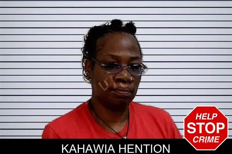 Kahawia Hention mugshot