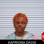 Kapriona Davis mugshot