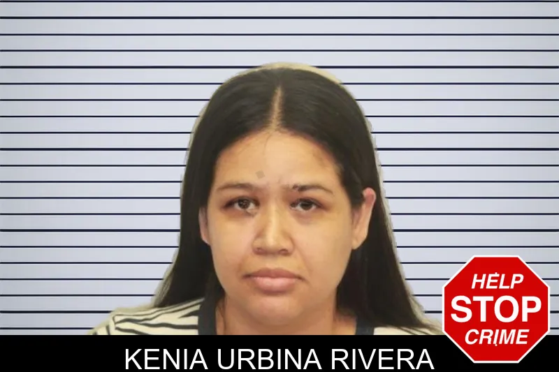 Kenia Urbina Rivera mugshot