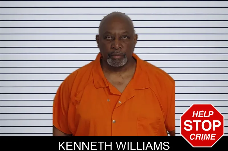Kenneth Williams mugshot