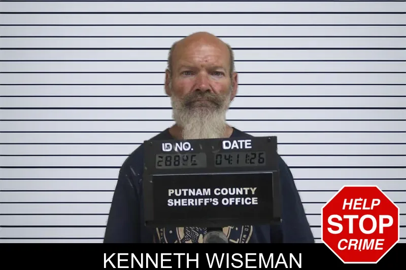 Kenneth Wiseman mugshot – Putnam County , Georgia Kenneth Wiseman mugshot