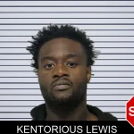 Kentorious Lewis mugshot