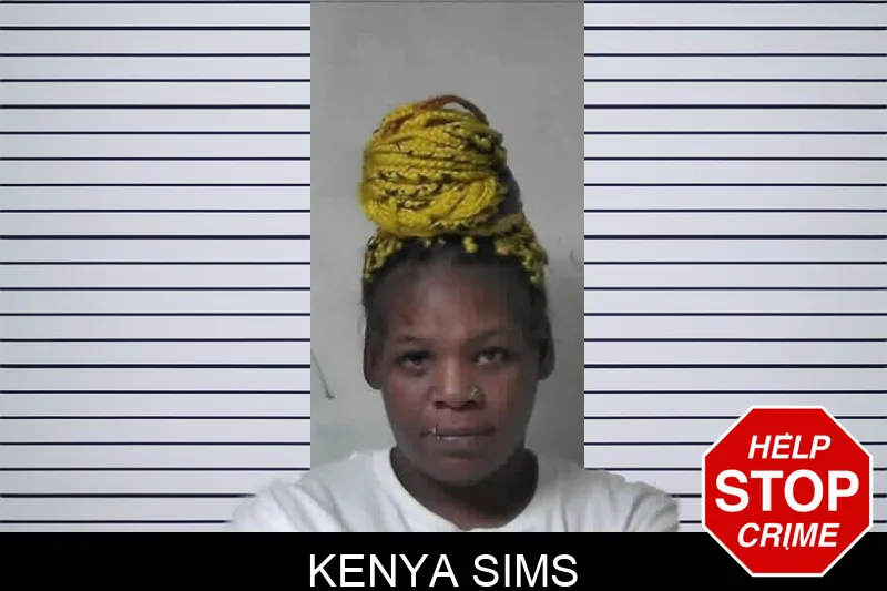 Kenya Sims mugshot