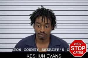 Keshun Evans mugshot