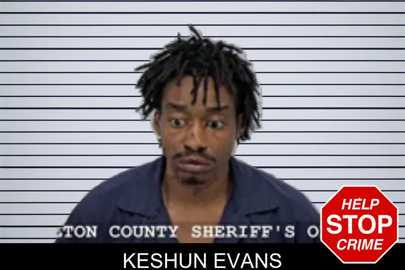Keshun Evans mugshot