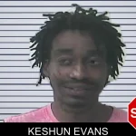 Keshun Evans mugshot