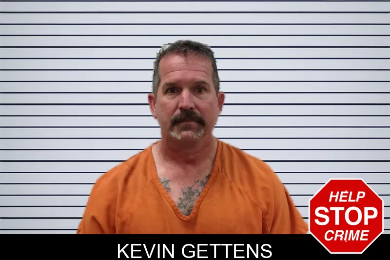 Kevin Gettens mugshot
