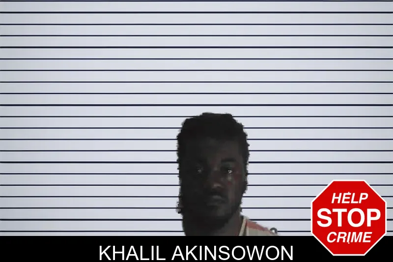 Khalil Akinsowon mugshot
