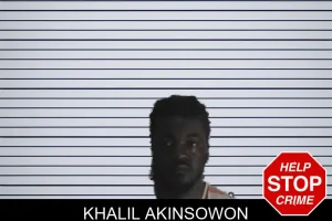 Khalil Akinsowon mugshot