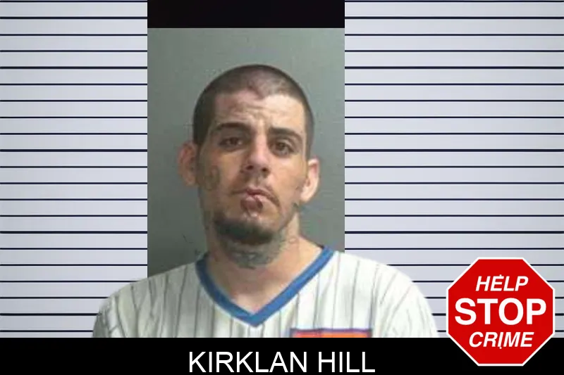 Kirklan Hill mugshot
