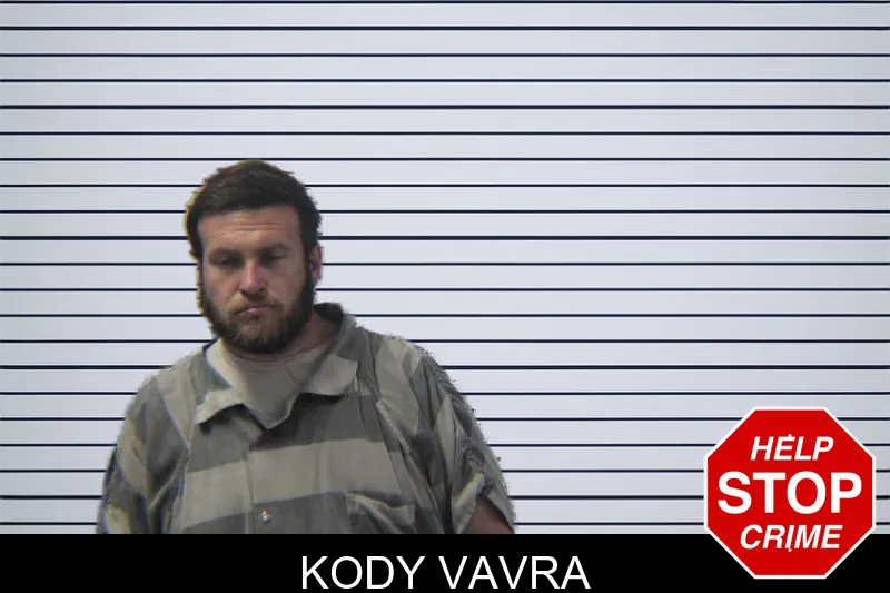 Kody Vavra mugshot