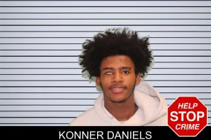 Konner Daniels mugshot