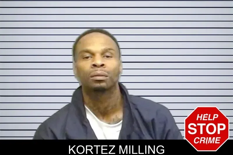 Kortez Milling mugshot