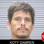 Koty Damren mugshot