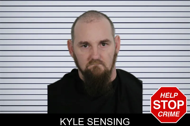 Kyle Sensing mugshot
