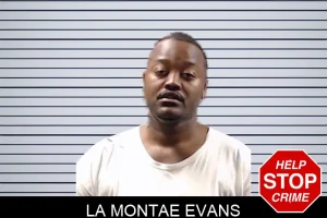 La Montae Evans mugshot