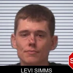 Levi Simms mugshot