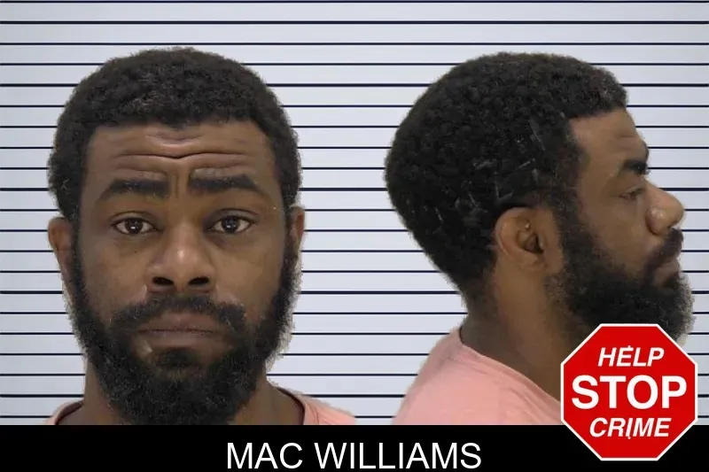 Mac Williams mugshot