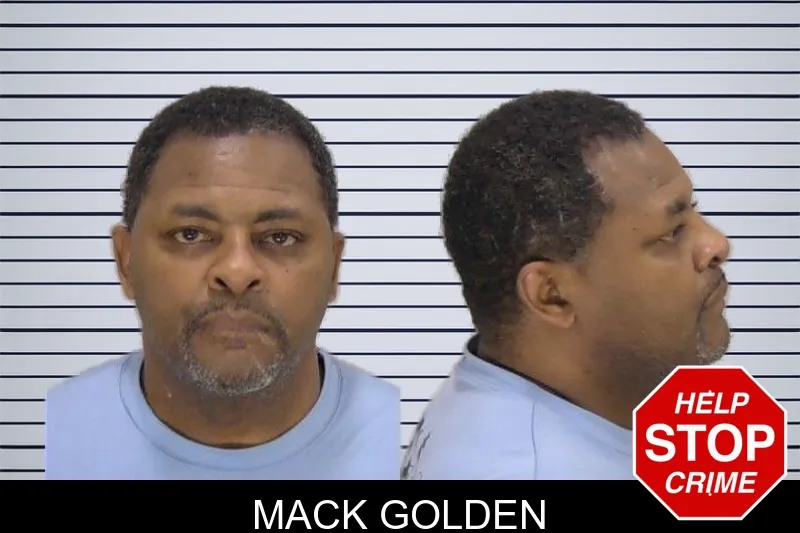Mack Golden mugshot