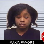 Makia Favors mugshot
