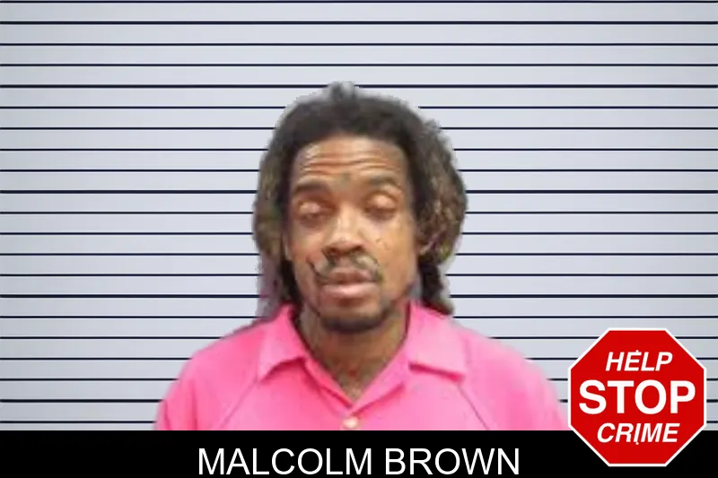 Malcolm Brown mugshot