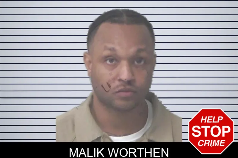 Malik Worthen mugshot