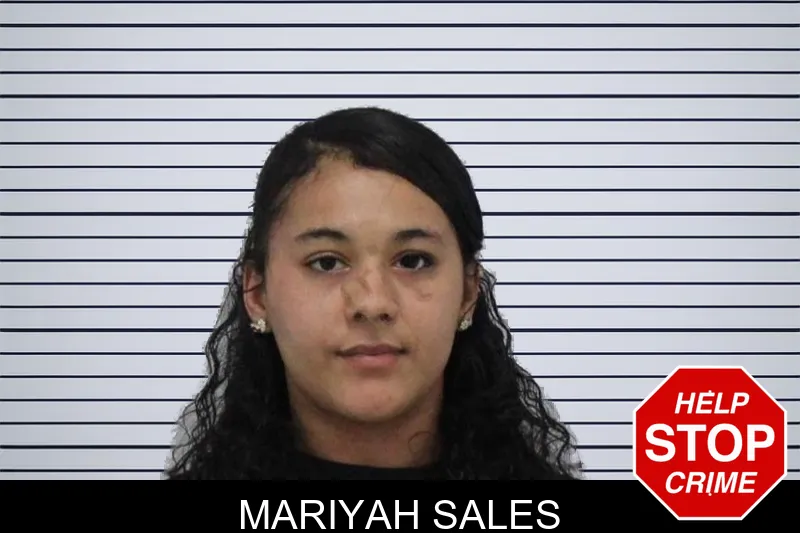 Mariyah Sales mugshot