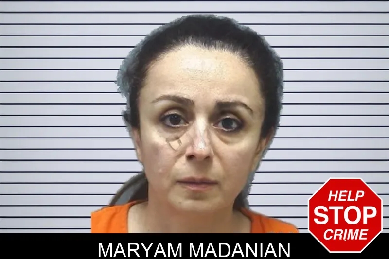Maryam Madanian mugshot