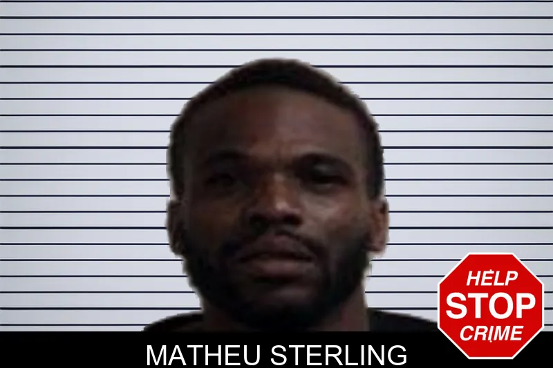Matheu Sterling mugshot