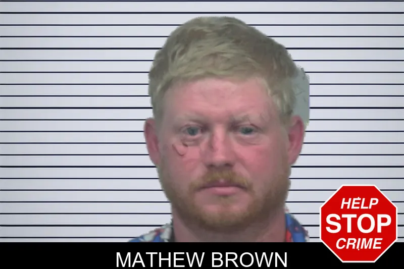 Mathew Brown mugshot