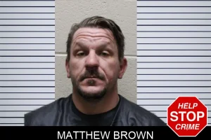 Matthew Brown mugshot