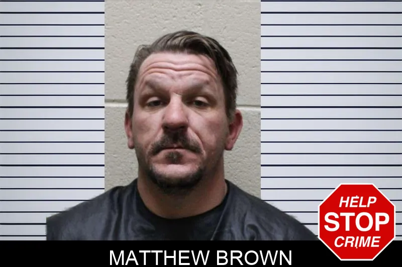 Matthew Brown mugshot