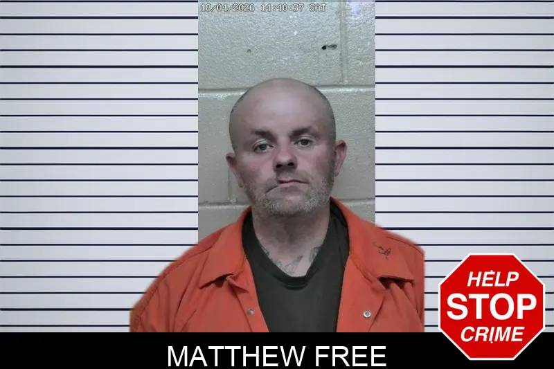 Matthew Free mugshot
