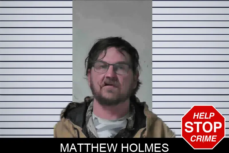 Matthew Holmes mugshot