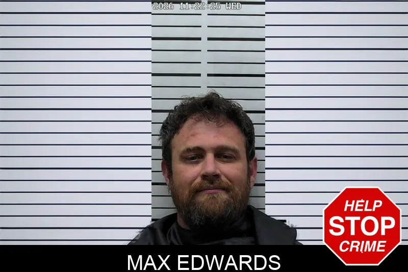 Max Edwards mugshot