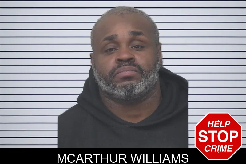 McArthur Williams mugshot