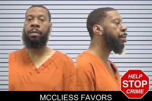 McCliess Favors mugshot