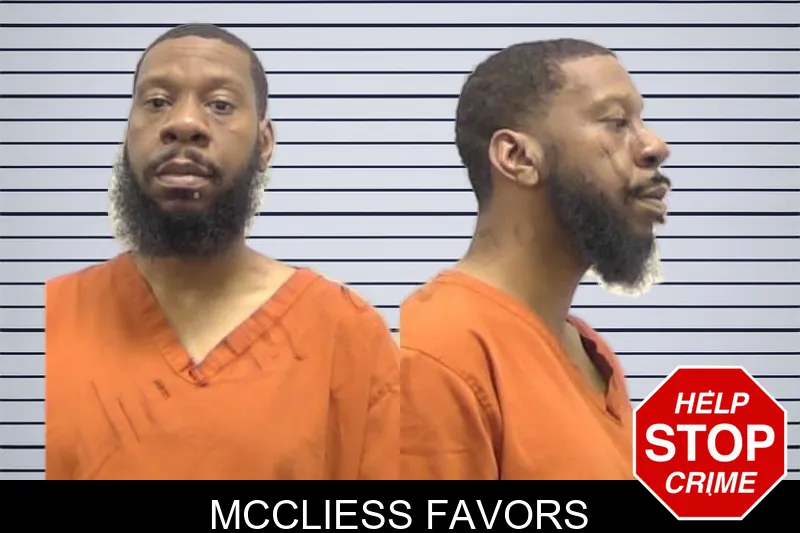McCliess Favors mugshot