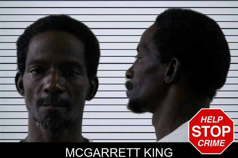 McGarrett King mugshot