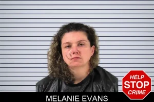 Melanie Evans mugshot