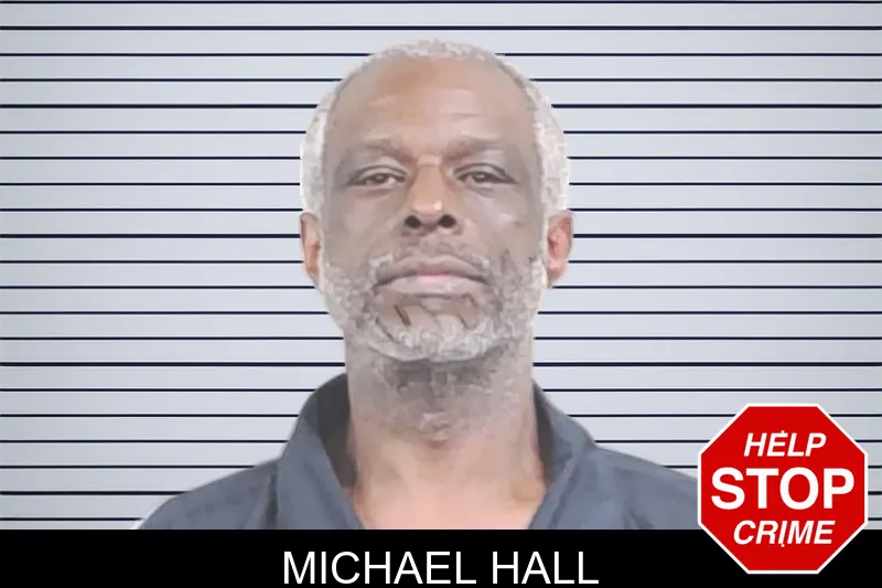 Michael Hall mugshot
