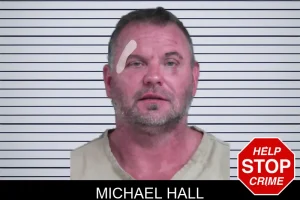 Michael Hall mugshot