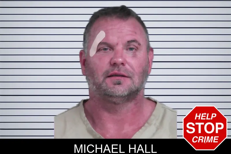 Michael Hall mugshot