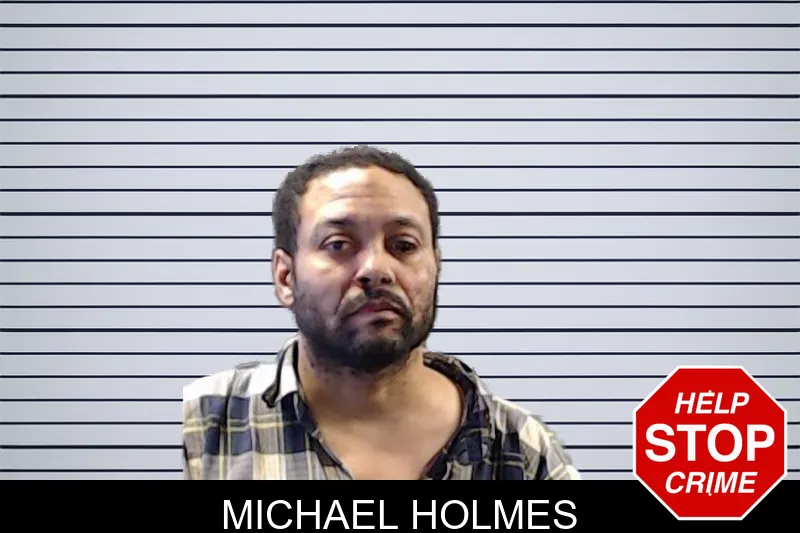 Michael Holmes mugshot