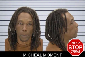 Micheal Moment mugshot